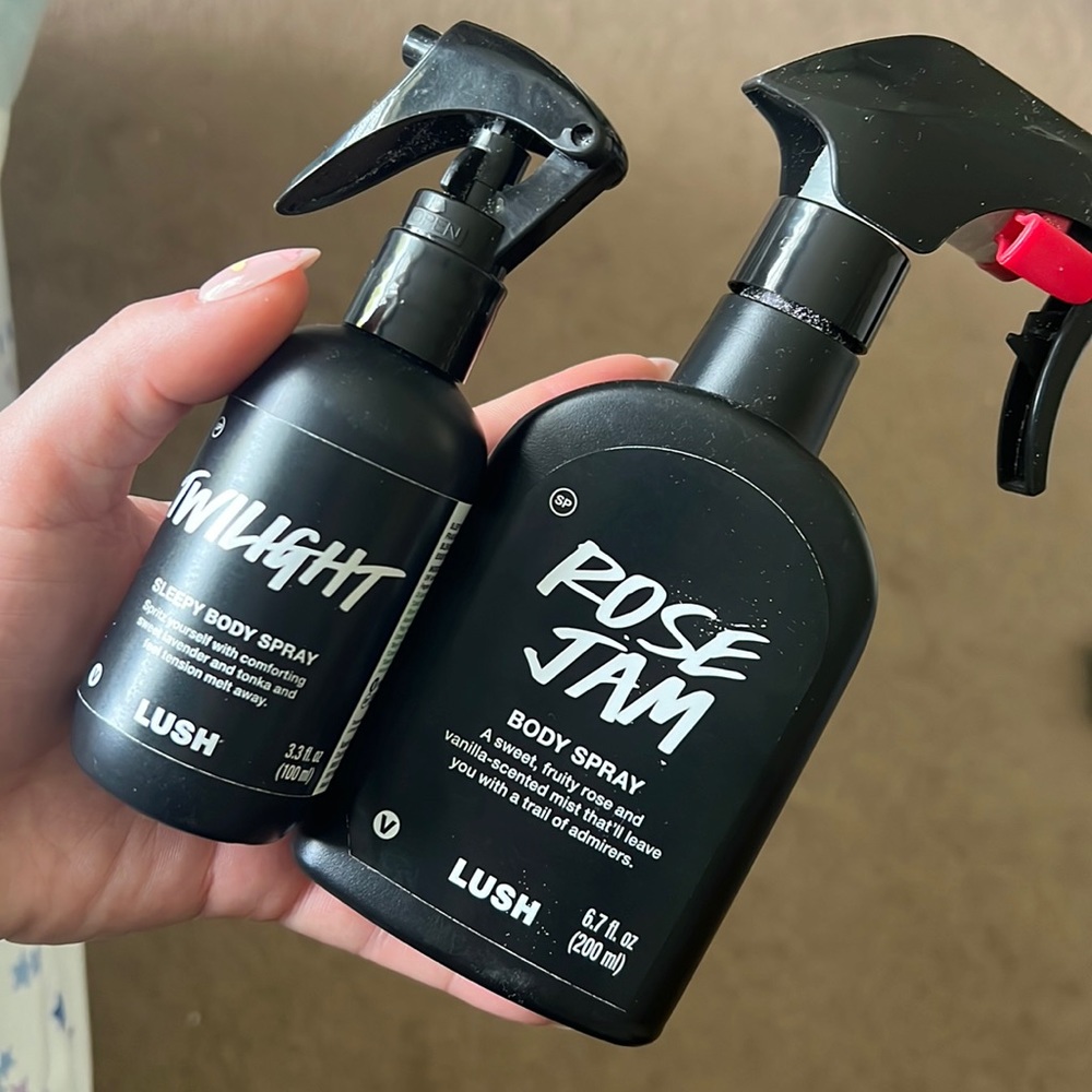 Lush body sprays